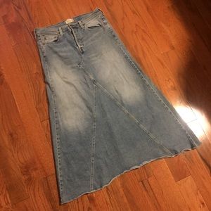 Levi’s denim maxi skirt